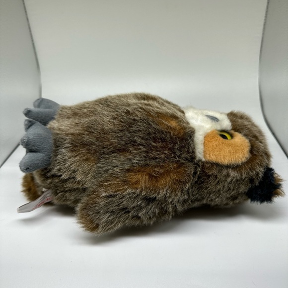 Gund Hibou‎ Owl Gundimals 6" Soft Toy Plush Beanie Comforter - Picture 8 of 8